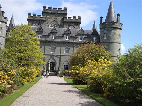 Inveraray Castle - Home of Duke & Duchess of Argyll - also Downton Abbey's Scottish setting! I ...