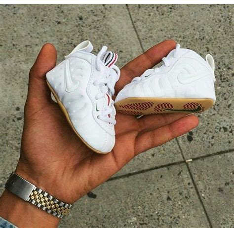 Infant Nike Foamposite Sneakers! | Baby shoes newborn, Cute baby shoes ...