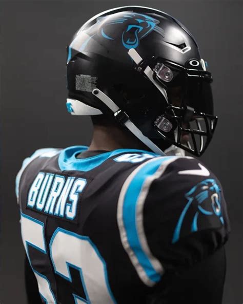 Carolina Panthers Black Helmet — UNISWAG