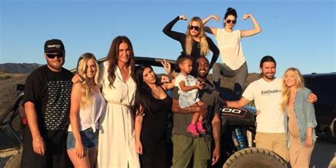 Caitlyn Jenner Shares Family Snap Featuring Kim Kardashian And Kanye West On Father's Day ...