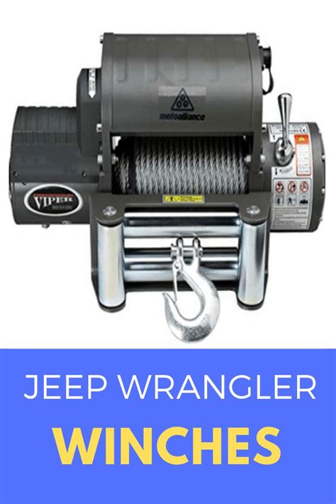 Jeep Wrangler Winches | Jeep winch, Jeep, Cool jeeps