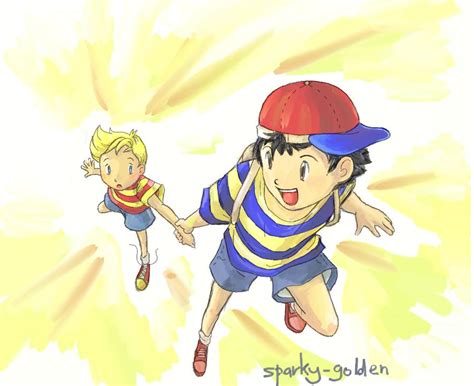 Lucas and Ness by Zengel on DeviantArt