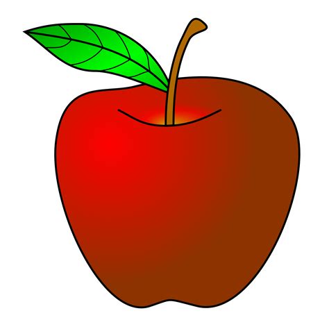 Red apple cliparts 6 shop of clipart library jpg – Clipartix