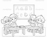 Class Colouring Pages sketch template