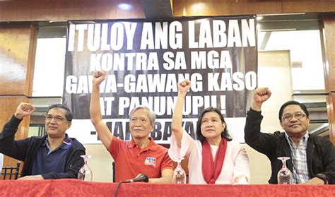 Makabayan bloc backs Bam | The Manila Times