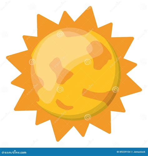 Sun solar system image stock illustration. Illustration of field - 89229154