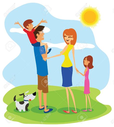 Family outing clipart - Clipground