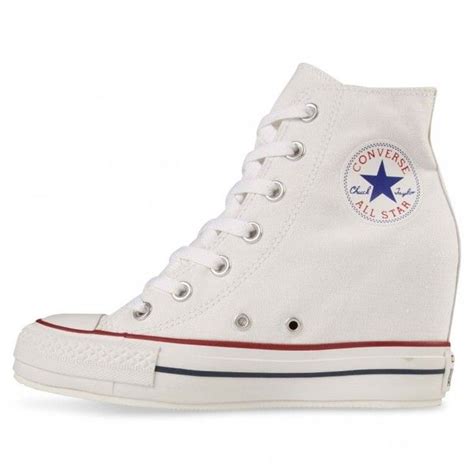 Converse PLATFORM PLUS White ($50) liked on Polyvore featuring shoes, sneakers, wedges shoes ...