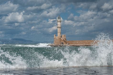 The lighthouse of Chania