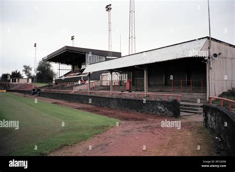 General view of Dumbarton FC Football Ground, Boghead Park, Dumbarton ...