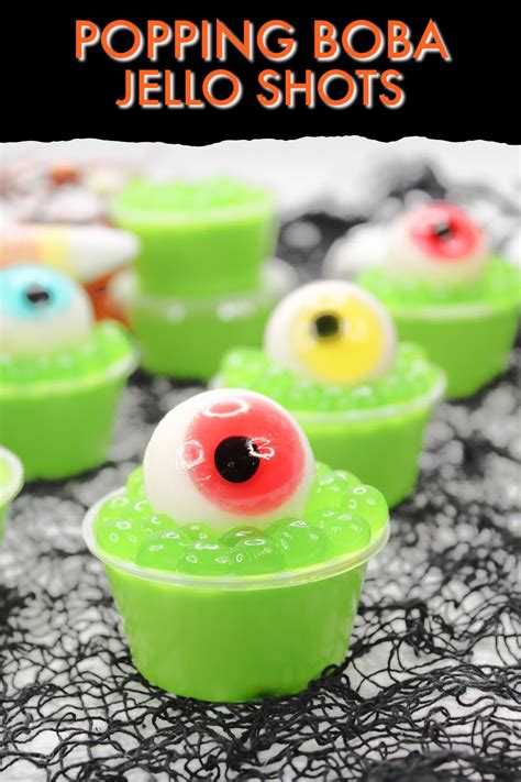 Spooky Halloween Eyeball Jello Shots - Oh My Creative