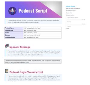 Podcast Script | Template by ClickUp™