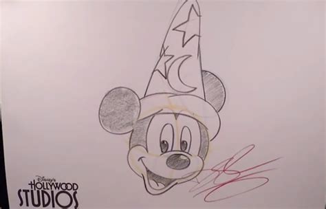 Sorcerer Mickey Drawing at PaintingValley.com | Explore collection of Sorcerer Mickey Drawing