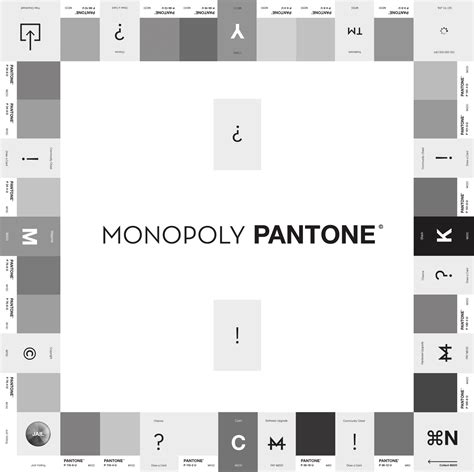 monopoly pantone on Behance | Monopoly, Pantone, Classic board games