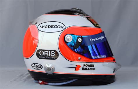 Helmet designs of Rubens Barrichello (Williams) from 2010 : r/f1helmet