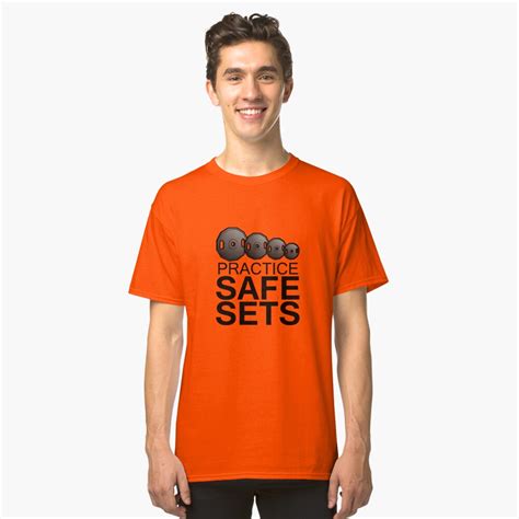 "Practice Safe Sets" T-shirt by SillyShirtsLOL | Redbubble