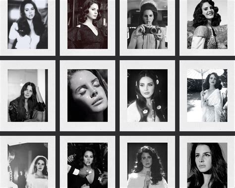 Lana Del Rey PDF Collage for Wall Aesthetic - Etsy