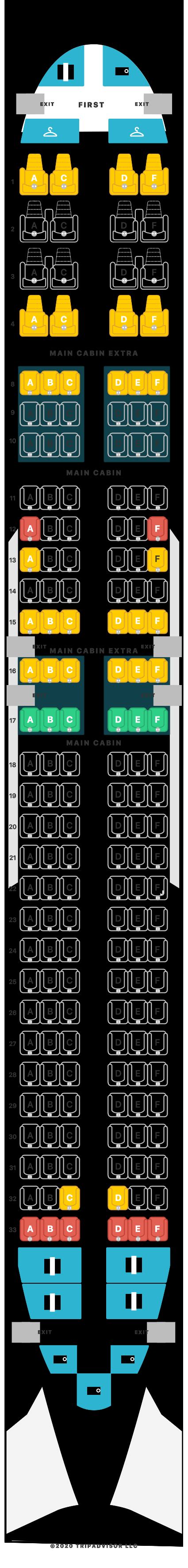 American Airlines Seat Map Map | Hot Sex Picture