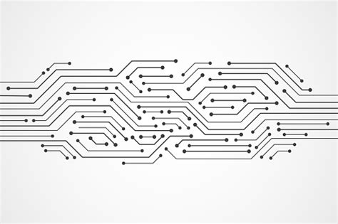 Abstract Technology Background Circuit Board Pattern Stock Illustration - Download Image Now ...