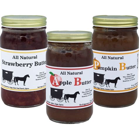 Amish Made All Natural Fruit Butters - 8 oz. Jar | Arndt's Fudgery LLC