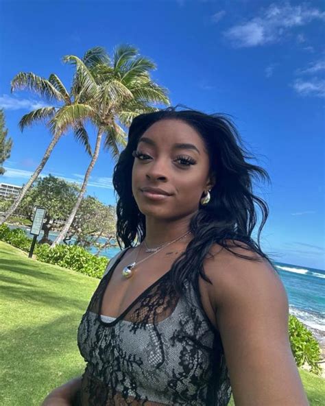 Simone Biles Stuns In Beach Attire On Instagram