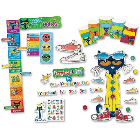 Teacher Created Resources, TCR9475, Pete The Cat Bulletin Board Set, 1 ...