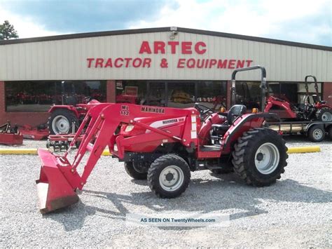 2006 Mahindra 3510 4wd Tractor W/ Mahindra Front Loader - Farm Tractor