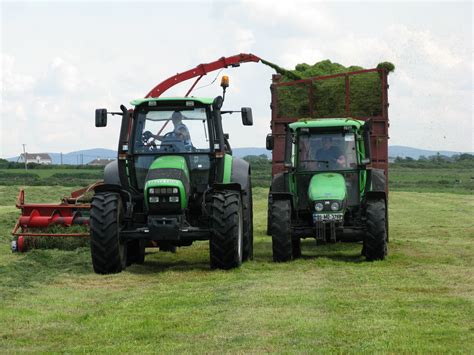 Free Images : work, grass, tractor, field, farm, meadow, countryside, summer, farming, harvest ...