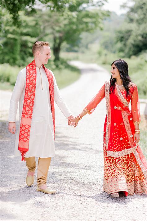 A Stunning Indian American Fusion Wedding in Indiana.