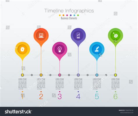 Timeline Infographics Design Vector Marketing Icons Stock Vector ...