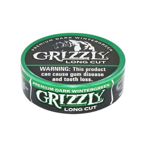 Order Grizzly Dark Wintergreen 1.2oz Long Cut Northerner US