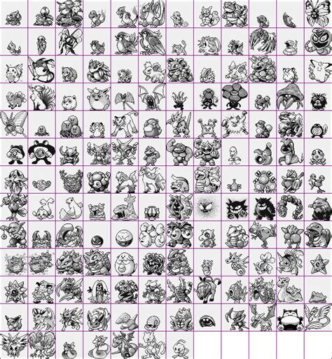 Pokemon Red And Green Sprites