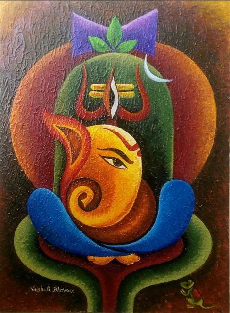 Best 25+ Ganesha painting ideas on Pinterest | Lord ganesha paintings ...