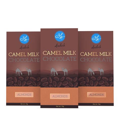 Camel Milk Chocolate with Almonds - Pack of 3 | Chocolate | Islamic Shop