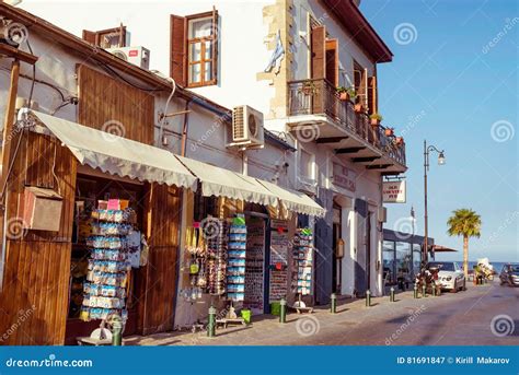 LARNACA, CYPRUS - AUGUST 27, 2016: Larnaca Old Town, Pedestrian Editorial Photography - Image of ...