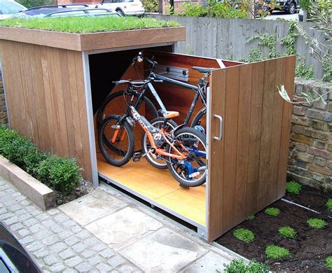 DIY PROJECT: A beautifully design bicycle storage shed; plans and ...