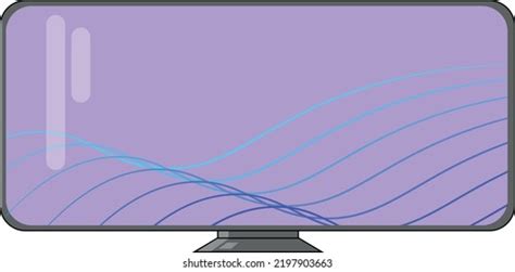 Tv Vector Graphics Lines On Display Stock Vector (Royalty Free) 2197903663 | Shutterstock