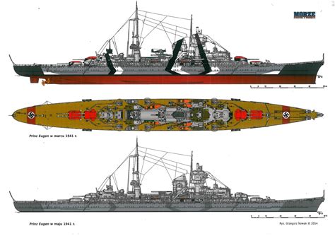 принц ойген | Heavy cruiser, Navy ships, Model ships