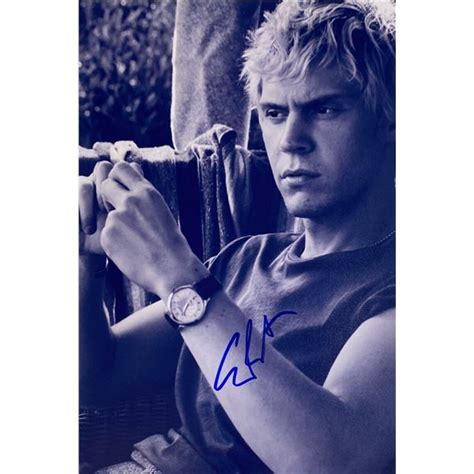 Autograph Signed Evan Peters Photo