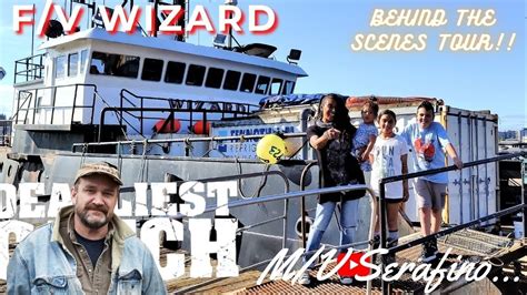 F/V WIZARD Behind the Scenes Tour!! | Deadliest Catch Crabbing Boat | Engine Room to Helm - YouTube