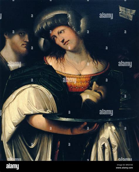 1087 Salomè con la testa del Battista - Prata da Caravaggio Stock Photo ...