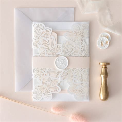 Laser Cut Wedding Invitations from $2.20 ea | Order Samples Online