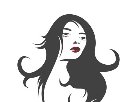 Women beauty, salon, spa, hair minimalist logo design ~ EpicPxls