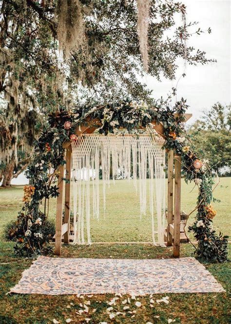 ️ 20 Boho Wedding Arches, Altars And Backdrops - Hi Miss Puff