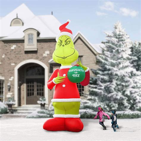 Massive 18 Foot Tall Inflatable Grinch | The Green Head