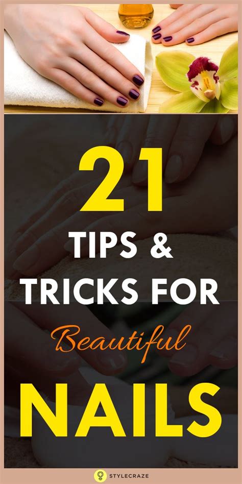 25 Easy And Natural Nail Care Tips And Tricks To Try At Home (With images) | Natural nail care ...