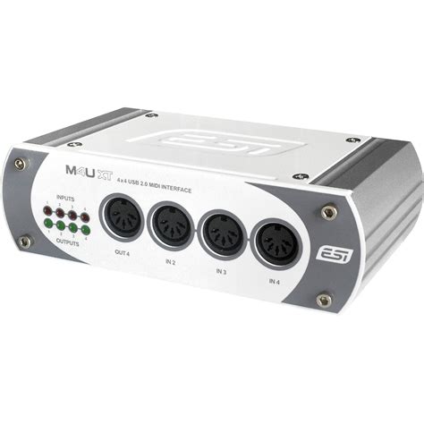 ESI M4U XT 4-Input / 4-Output USB MIDI Interface M4UXT B&H Photo