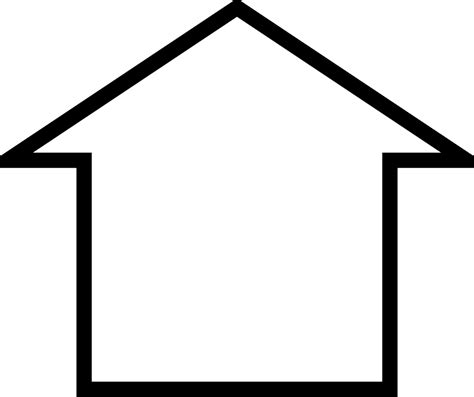 Clipart House Outline - ClipArt Best