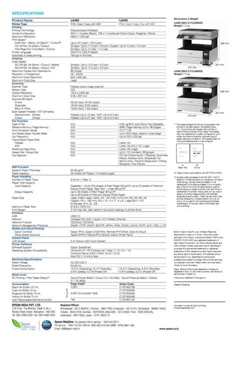 Epson L6460 Epson EcoTank Printer at Rs 26199/piece | Epson ...