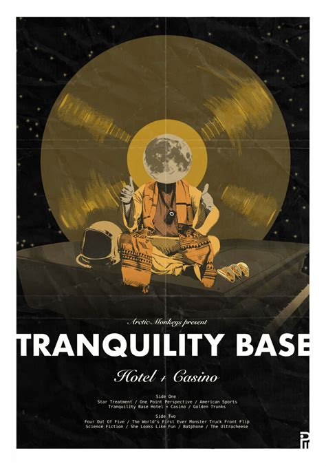 Arctic Monkeys - Tranquility Base Hotel + Casino | Poster By Oneeyedesign